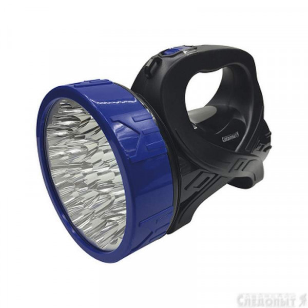 Фонарь, фара СИБИРСКИЙ СЛЕДОПЫТ, Сота, 25 LED + 12 LED, аккум. 220В